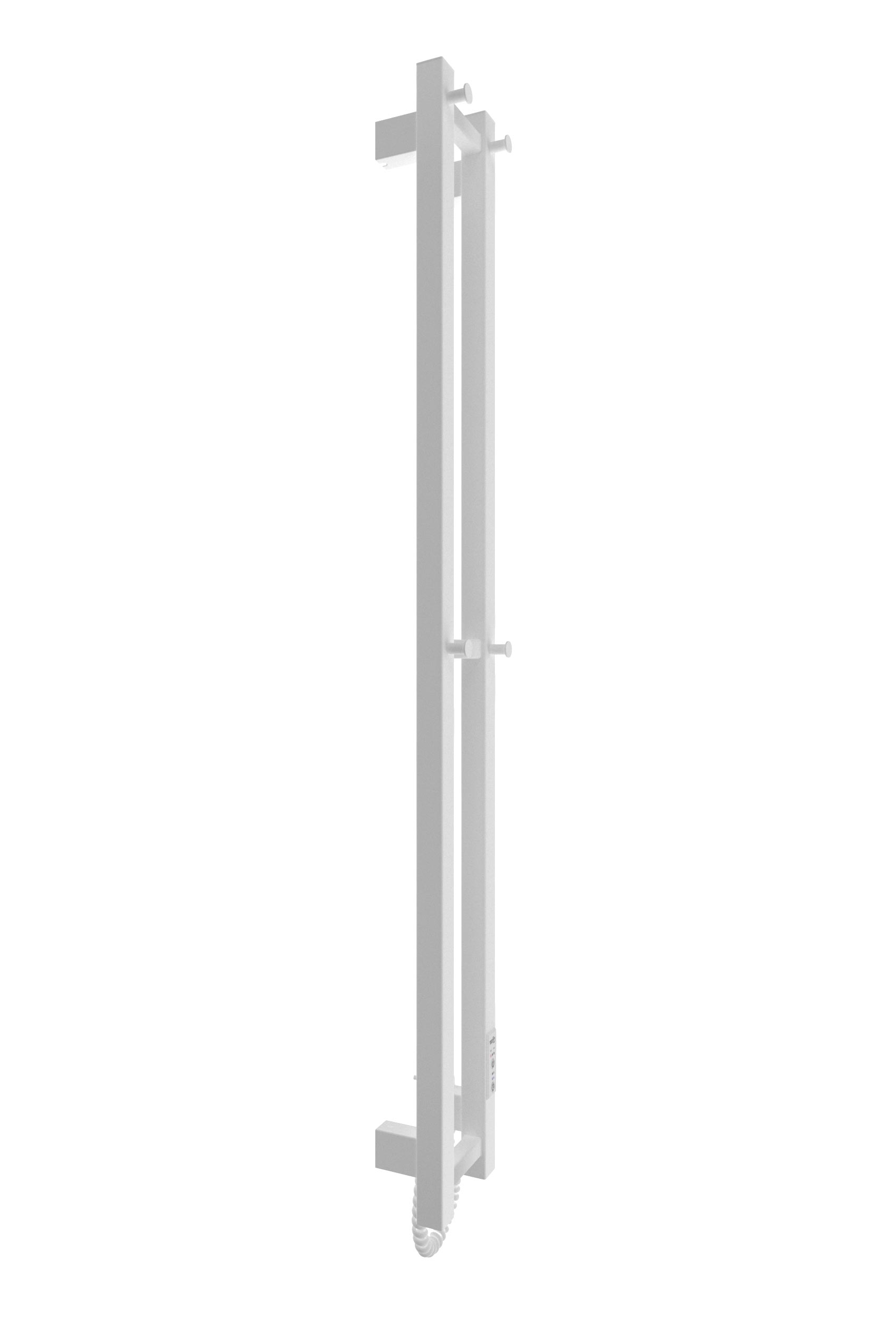 Електрична рушникосушарка HF Slim 1170х140 білий мат 3