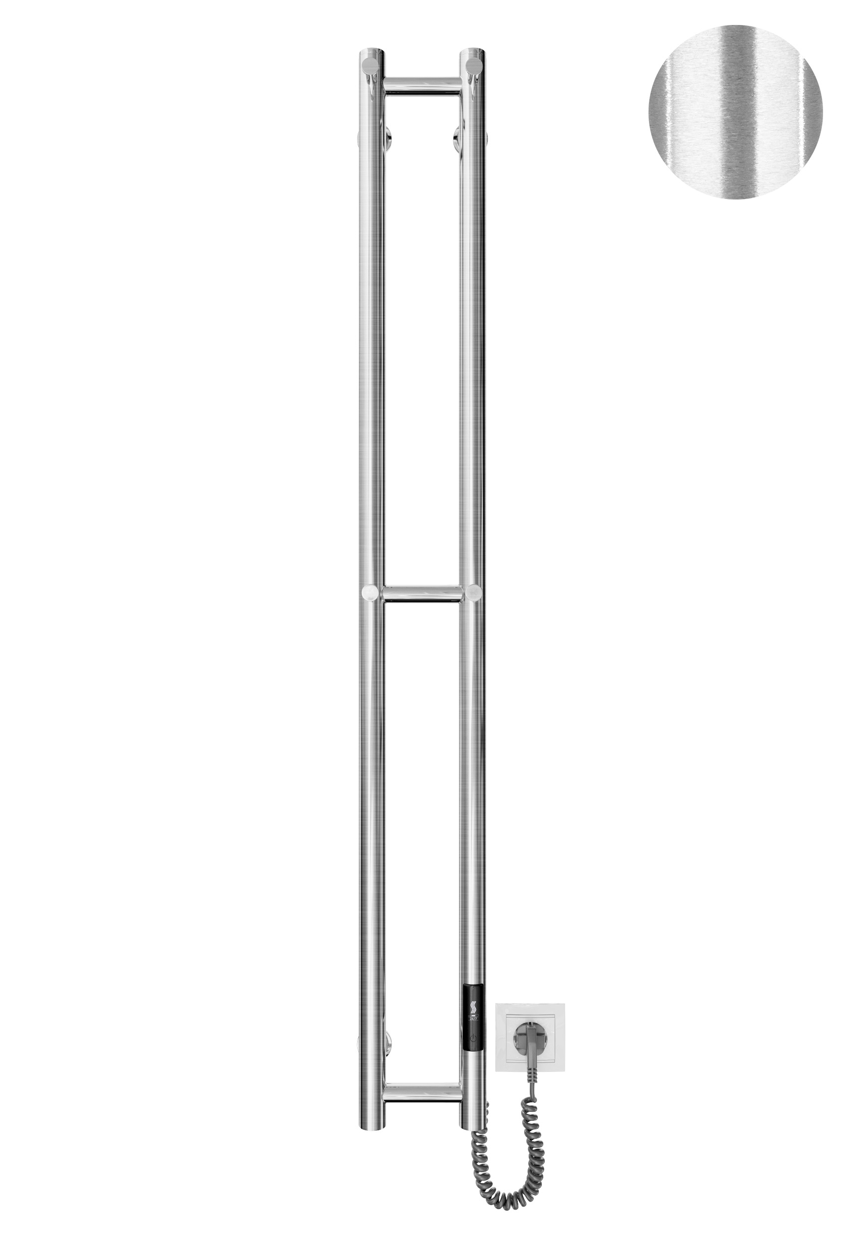 Електрична рушникосушарка e-INOX Соле 1170х140 TR 2.0 K сатин 1