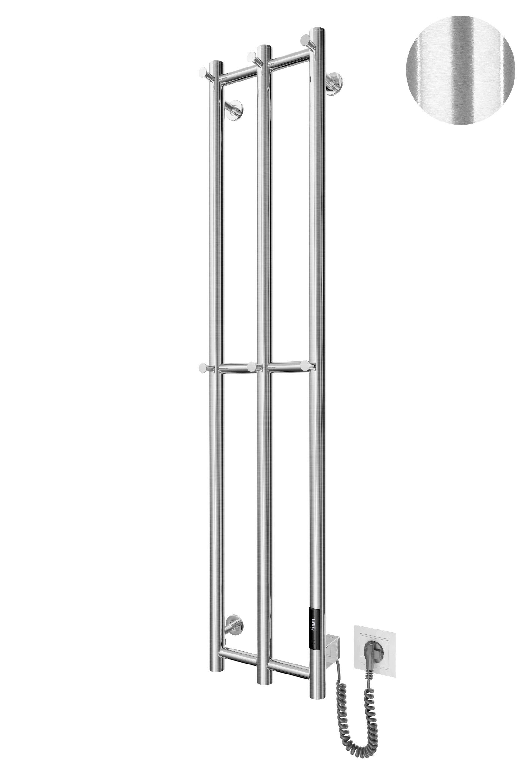 Електрична рушникосушарка e-INOX Соле 1170х250 TR 2.0 K бронза