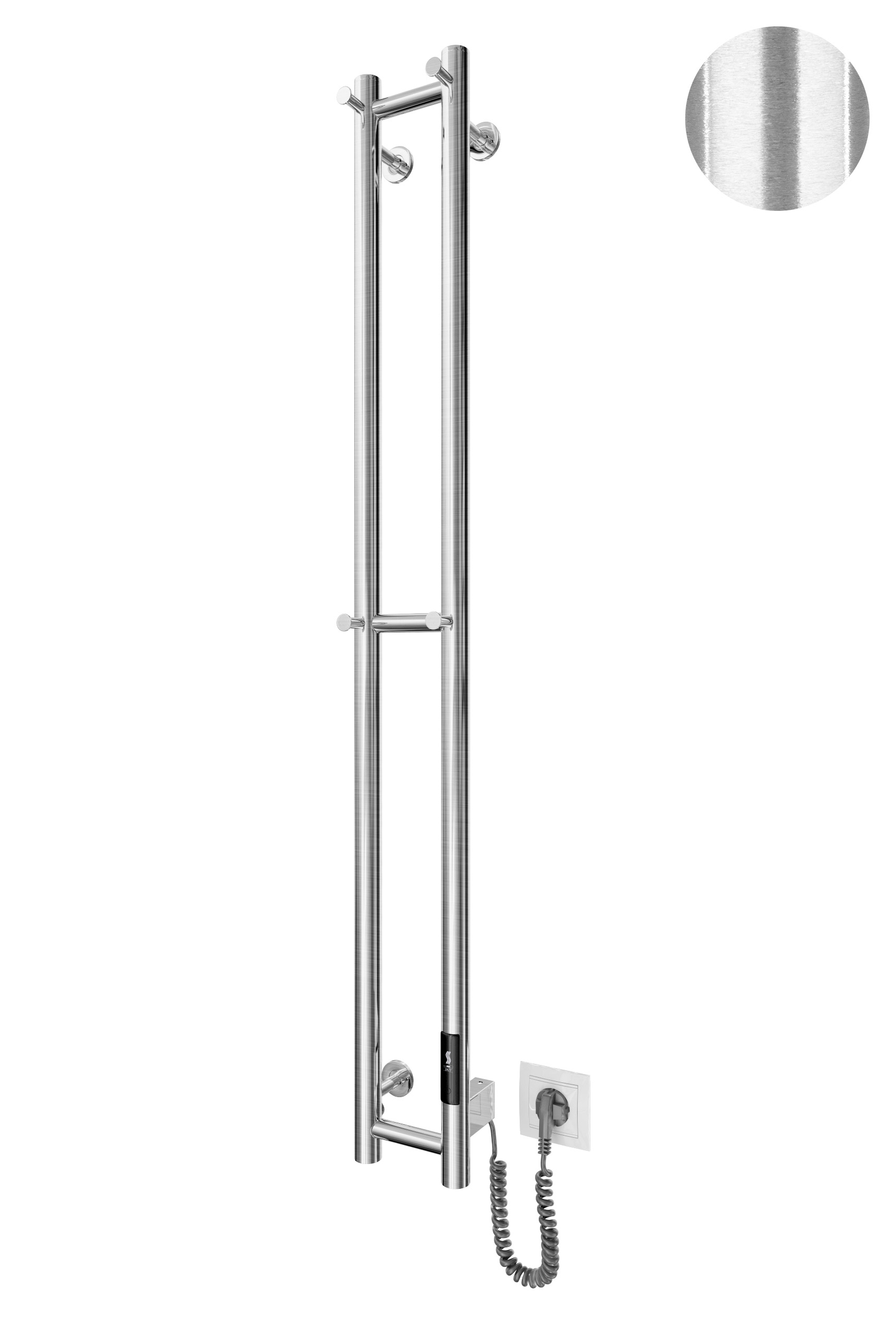 Електрична рушникосушарка e-INOX Соле 1170х140 TR 2.0 K золото сатин 2